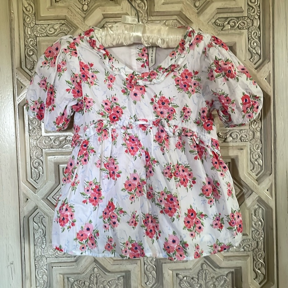 Janie & Jack Floral Top Size 6